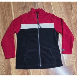 Lauren Ralph Lauren Fleece Jacket Womens Petite Small Full Zip Outdoor Warm